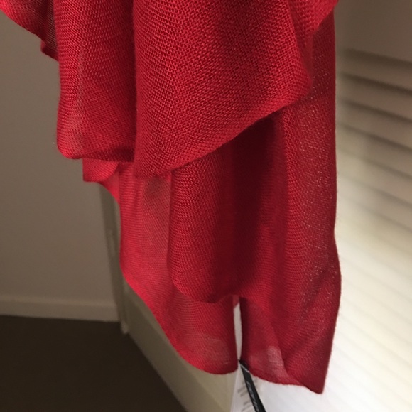 Portmans Deep Red Acrylic Scarf NWOT - Picture 11 of 15